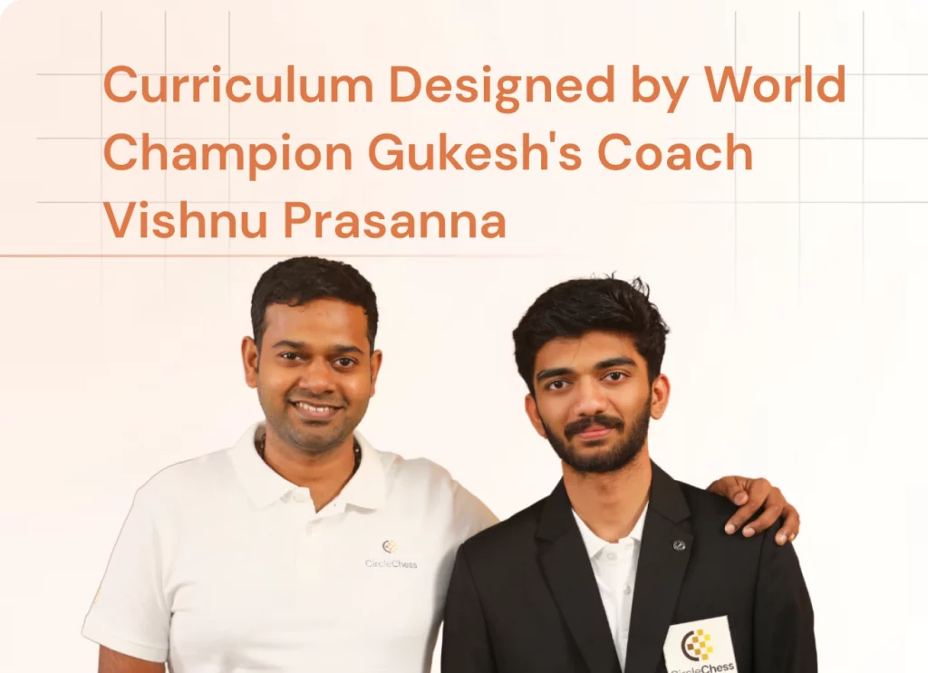 image of chess coach and Gukesh