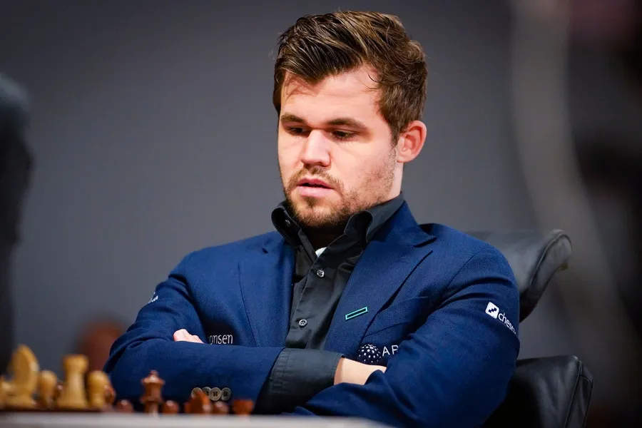 image of tata steel chess 2025 winner, Magnus Carlsen